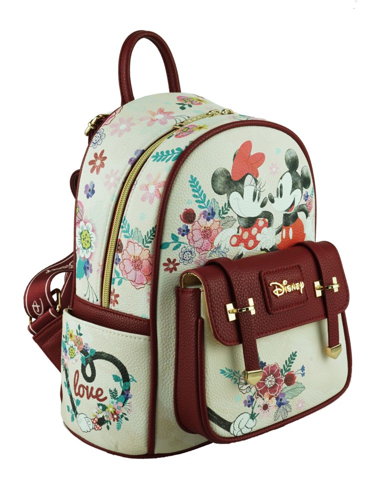Mickey and Minnie wonda pop 11″ Pebble Vegan Leather Mini  display picture 1