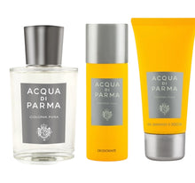 Load image into Gallery viewer, acqua di parma colonia pura 3pcs gift set 3.4oz for mens - alwaysspecialgifts.com