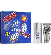 Load image into Gallery viewer, 212 men nyc set 2 pcs carolina herrera edt 3.4oz , shower gel mens cologne - alwaysspecialgifts.com