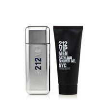 Load image into Gallery viewer, 212 Vip men bath . and shower gel nyc , travel set exclusive  2pcs eau de toilette  3.4 100ml-alwaysspecialgifts.com