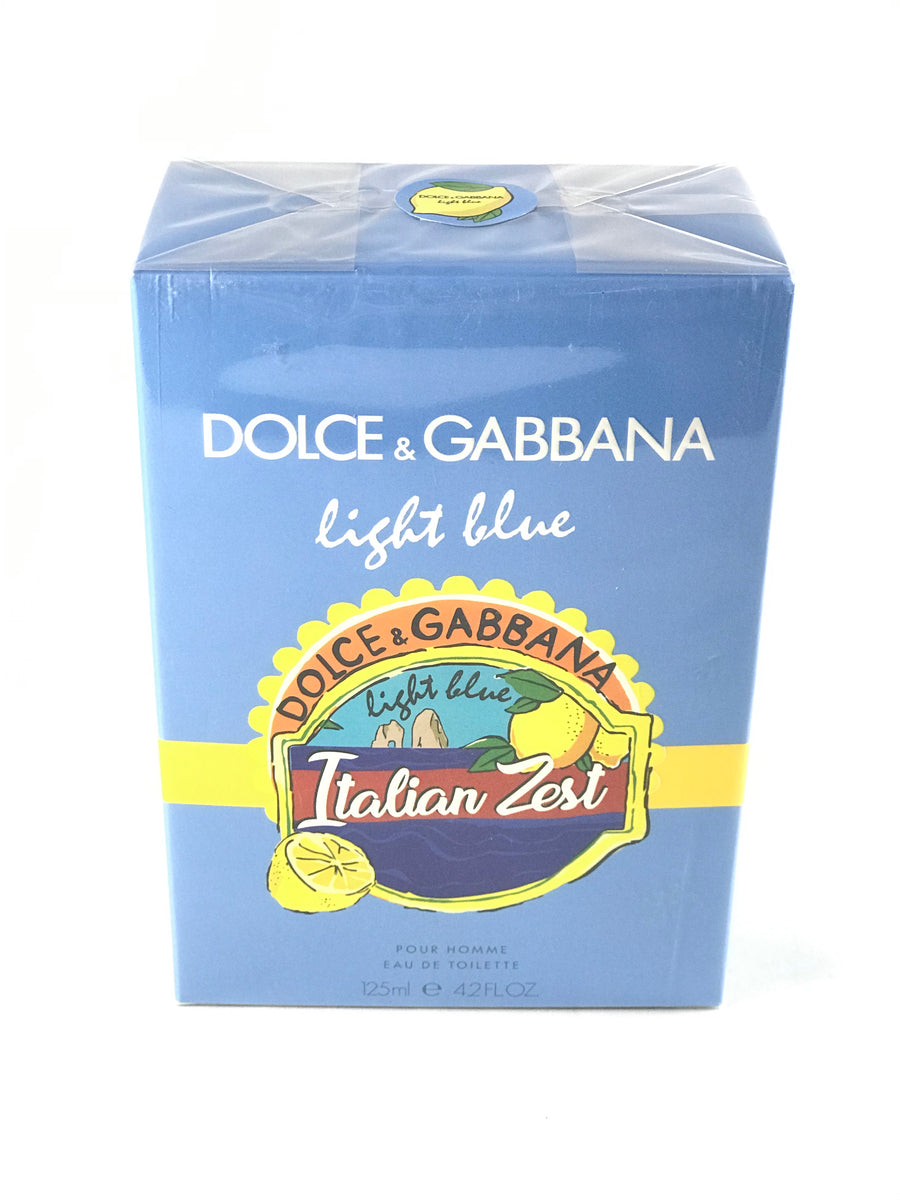 Dolce and gabbana light blue hotsell italian zest 100ml