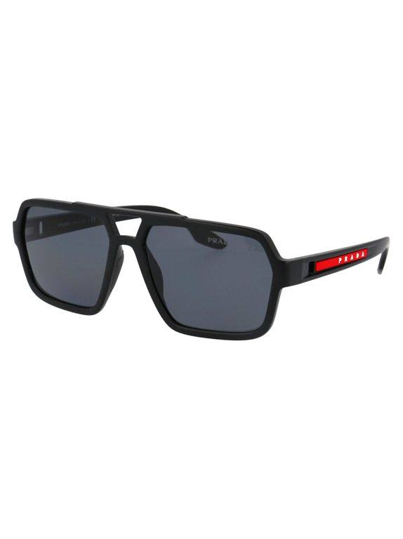 prada men's linea rossa sunglasses