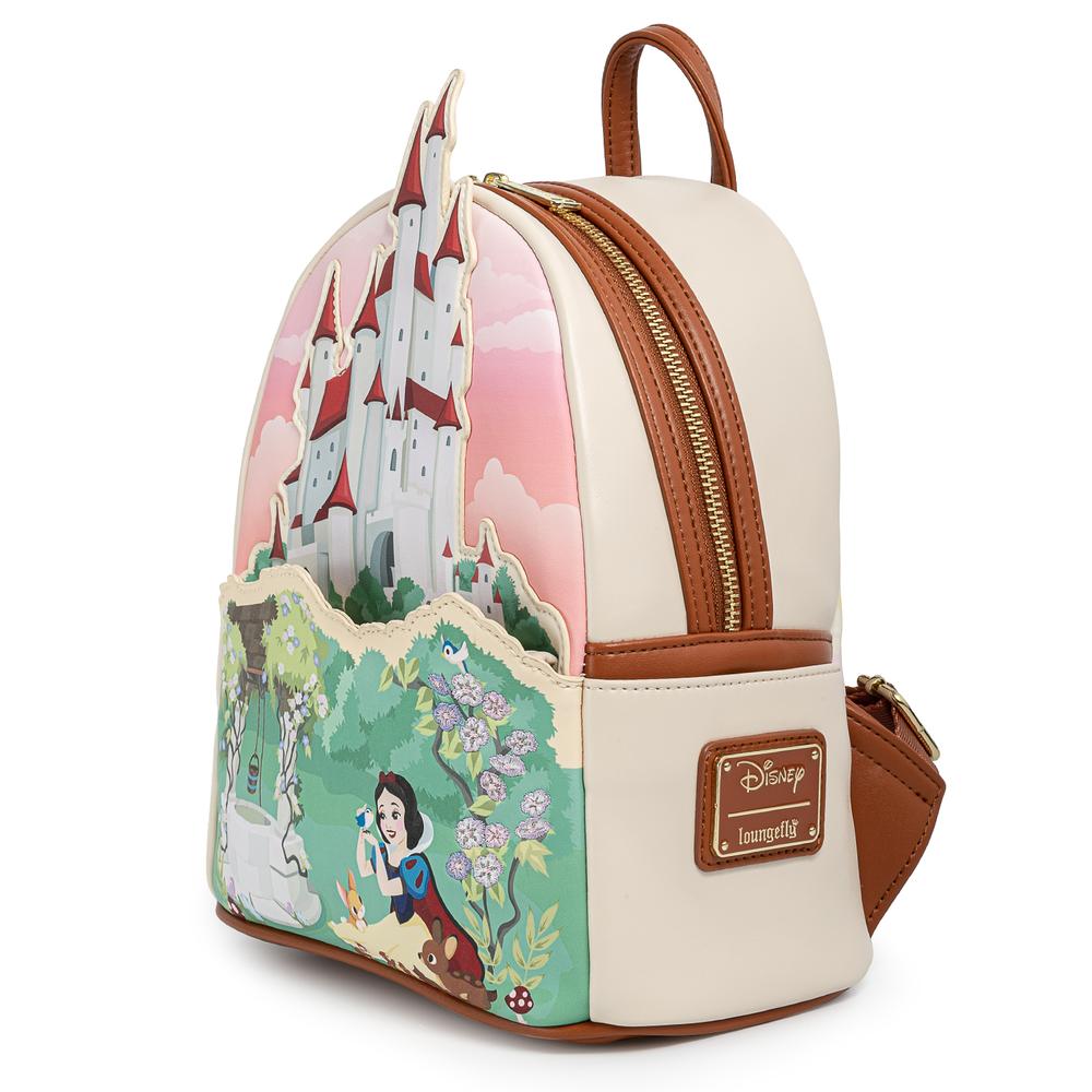 disney castle princess backpack mini Loungefly Cinderella and Matching Wallet Prince Phillip Loungefly Disney Cinderella Castle Series