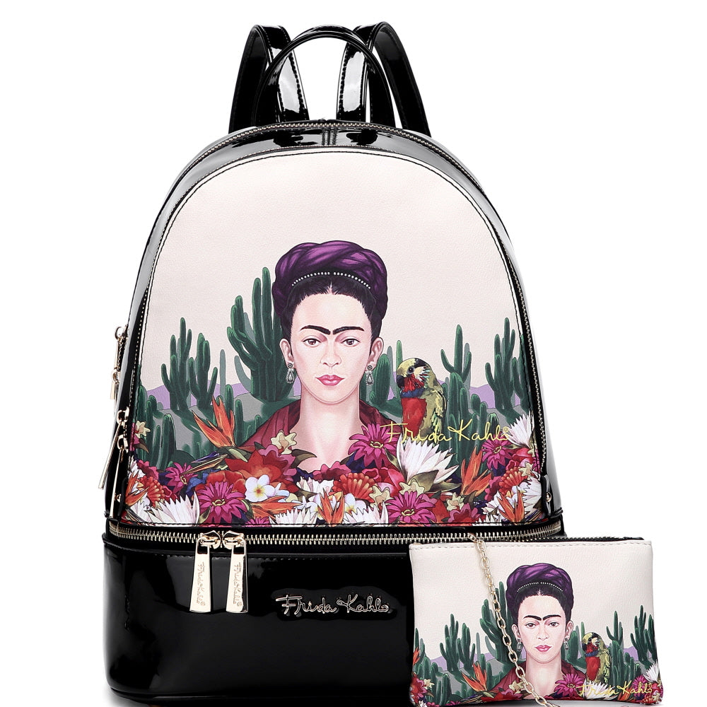 Black and Red Frida Kahlo Backpack IMG_0500_2448x.jpg?v=1603998095 main image 3