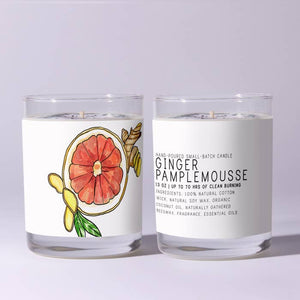 ginger pamplemousse just bee soy wax candles - alwaysspecialgifts.com