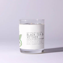 Load image into Gallery viewer, black tea &amp; vetiver soy wax candles - alwaysspecialgifts.com