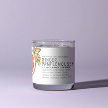 Load image into Gallery viewer, ginger pamplemousse just bee soy wax candles - alwaysspecialgifts.com