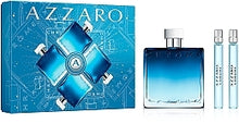 Load image into Gallery viewer, azzaro chrome 3pcs gift set eau de parfum 3.38oz for mens - alwaysspecialgifts.com