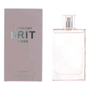 burberry brit sheer eau de toilette 3.3oz - alwaysspecialgifts.com