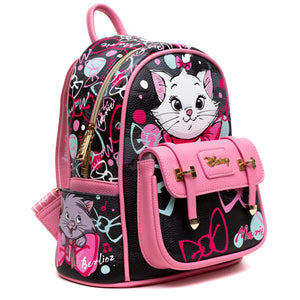 disney the aristocats marie + friends 11-inch vegan leather mini backpack - alwaysspecialgifts.com