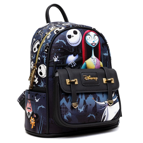 the nightmare before christmas wondapop 11-inch vegan leather fashion backpack - alwaysspecialgifts.com