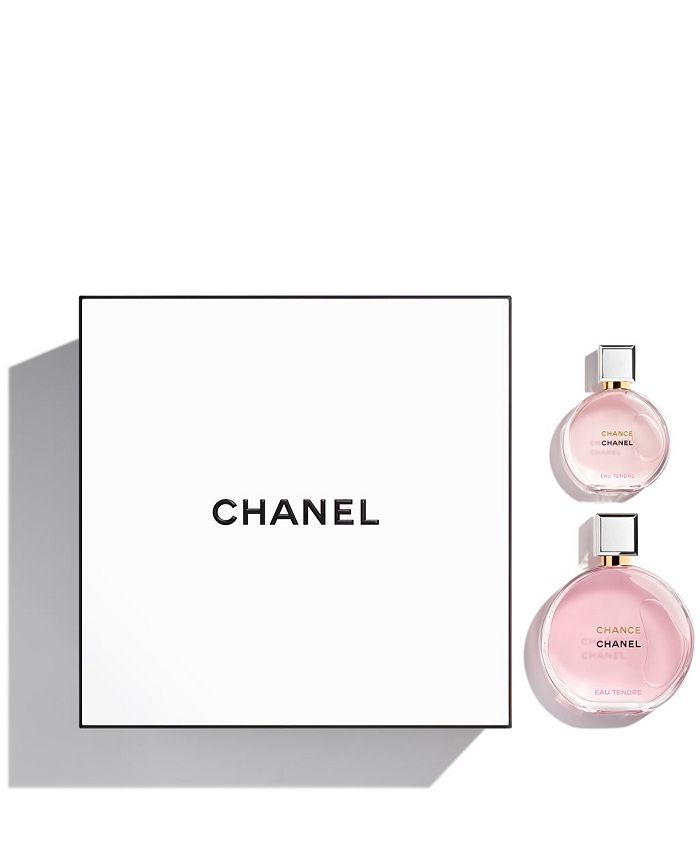 chanel chance eau tendre gift set 2pcs eau de parfum 3.4oz for womans - alwaysspecialgifts.com