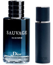 Load image into Gallery viewer, dior sauvage 2pcs gift set for men 3;4oz - alwaysspecialgifts.com