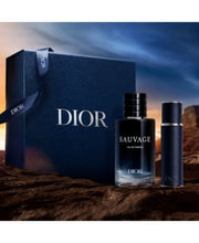 Load image into Gallery viewer, dior sauvage 2pcs gift set for men 3;4oz - alwaysspecialgifts.com