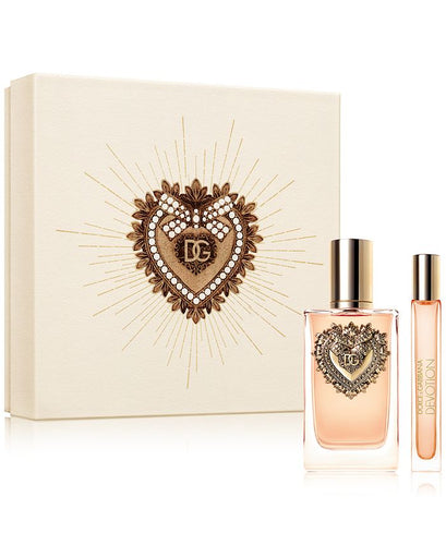 dolce & gabbana devotion 2pcs gift set eau de parfum 3.3oz for womans - alwaysspecialgifts.com