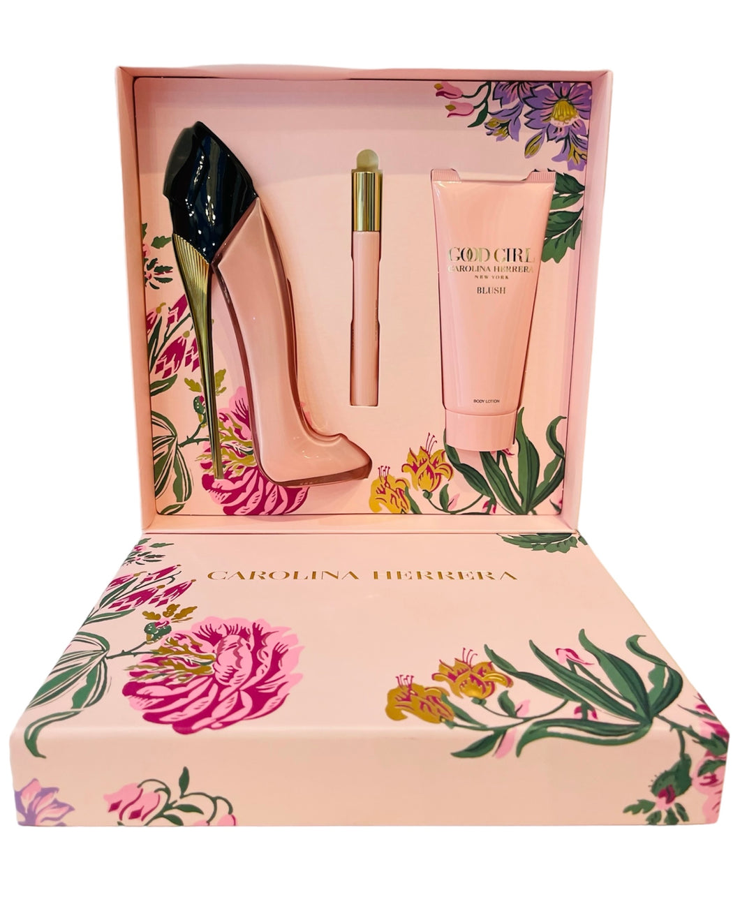 good girl blush 3pcs gift set carolina herrera eau de parfum 2.7oz - alwaysspecialgifts.com
