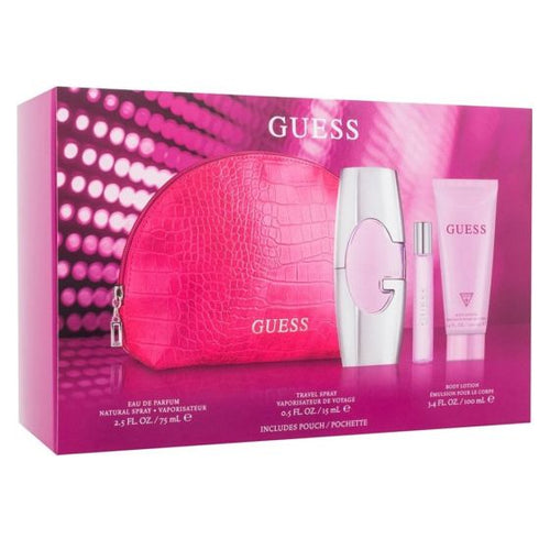 guess 4pcs gift set eau de parfum for womans - alwaysspecialgifts.com