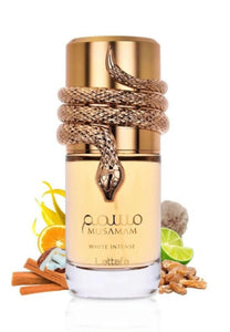 musamam white intense by lattafa eau de parfum 3.4oz unisex for men and women - alwaysspecialgifts.com