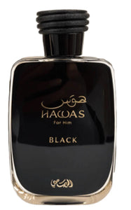 hawas black by rasasi eau de parfum for mens - alwaysspecialgifts.com 