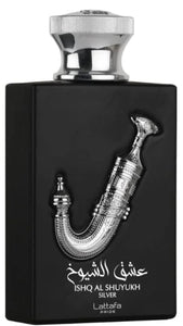 ishq al shuykh silver by lattafa pride eau de parfum for man - alwaysspecialgifts.com
