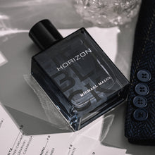 Load image into Gallery viewer, jet black horizon michael malul eau de parfum for men - alwaysspecialgifts.com