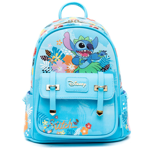 stitch disney 11-inch vegan leather fashion backpack - alwaysspecialgifts.com