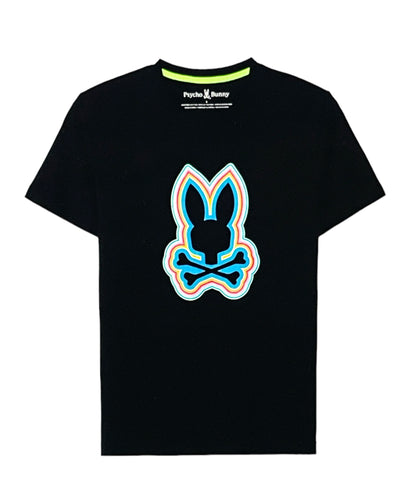 mens psycho bunny maybrook graphic tee black - alwaysspecialgifts.com