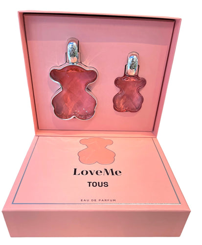 loveme tous 2pcs gifts set eau de parfum 3.3oz for womens - alwaysspecialgifts.com