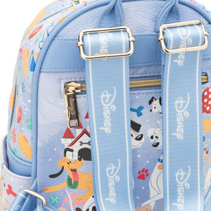 disney dogs wonda pop vegan leather fashion mini backpack - alwaysspecialgifts.com 