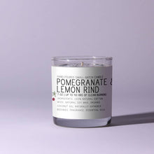 Load image into Gallery viewer, pomegranate &amp; lemon rind just bee soy wax candles - alwaysspecialgifts.com