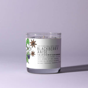 blackberry anise just bee soy wax candles - alwaysspecialgifts.com