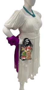 amore dolce frida kahlo mini crossbody leather italian bag for woman - alwaysspecialgifts.com