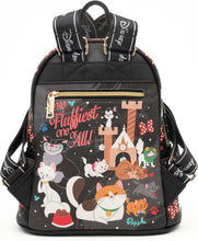 Load image into Gallery viewer, disney cats 11&#39;&#39; vegan leather wonda pop fashion mini backpack - alwaysspecialgifts.com