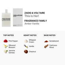 Load image into Gallery viewer, zadig &amp; voltaire this is her eau de parfum 3,3oz for woman - alwaysspecialgifts.com