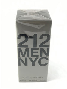 212 MEN NYC Carolina  Herrera Eau de Toilette 3.4oz 100ml, Men's