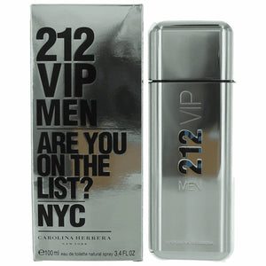 212 vip men are you on the list ? nyc carolina herrera  eau de toilette 3.4oz 100ml- alwaysspecial gifts.com