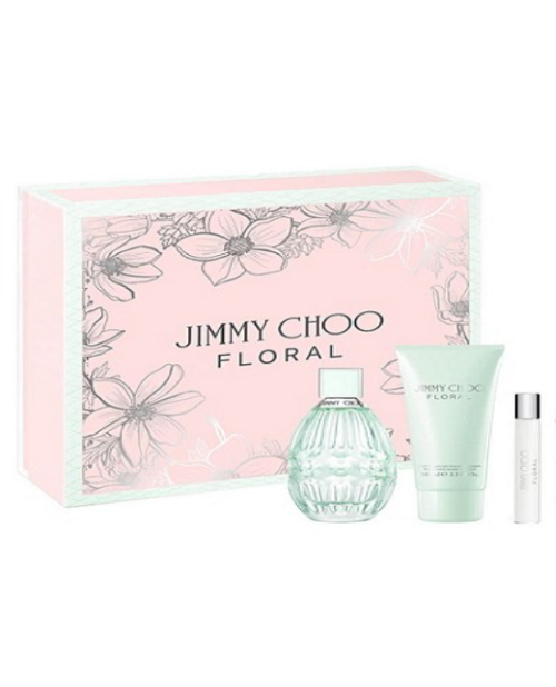 Jimmy Choo Floral Gift Set 3pcs Eau de Toilette 3.0oz 90ml. for