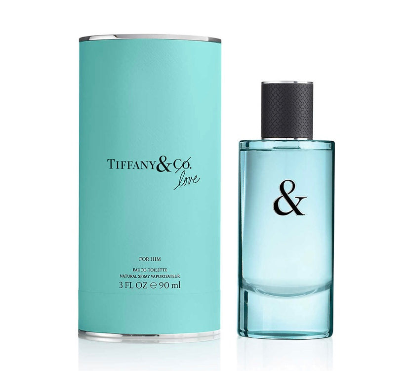 tiffany & co love for him eau de toilette 3.0oz -always special gifts.com