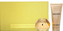 Load image into Gallery viewer, Lady Million Paco Rabanne gift set 2 pcs Eau de Parfum 2.7oz 80ml ,body lotion 3.4oz for woman 