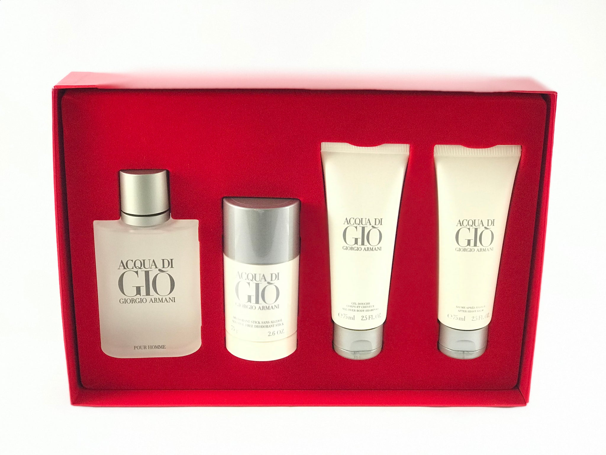 Acqua Gio 4pcs gift set by Giorgio Armani edt. 3.4oz – always special perfumes & gifts