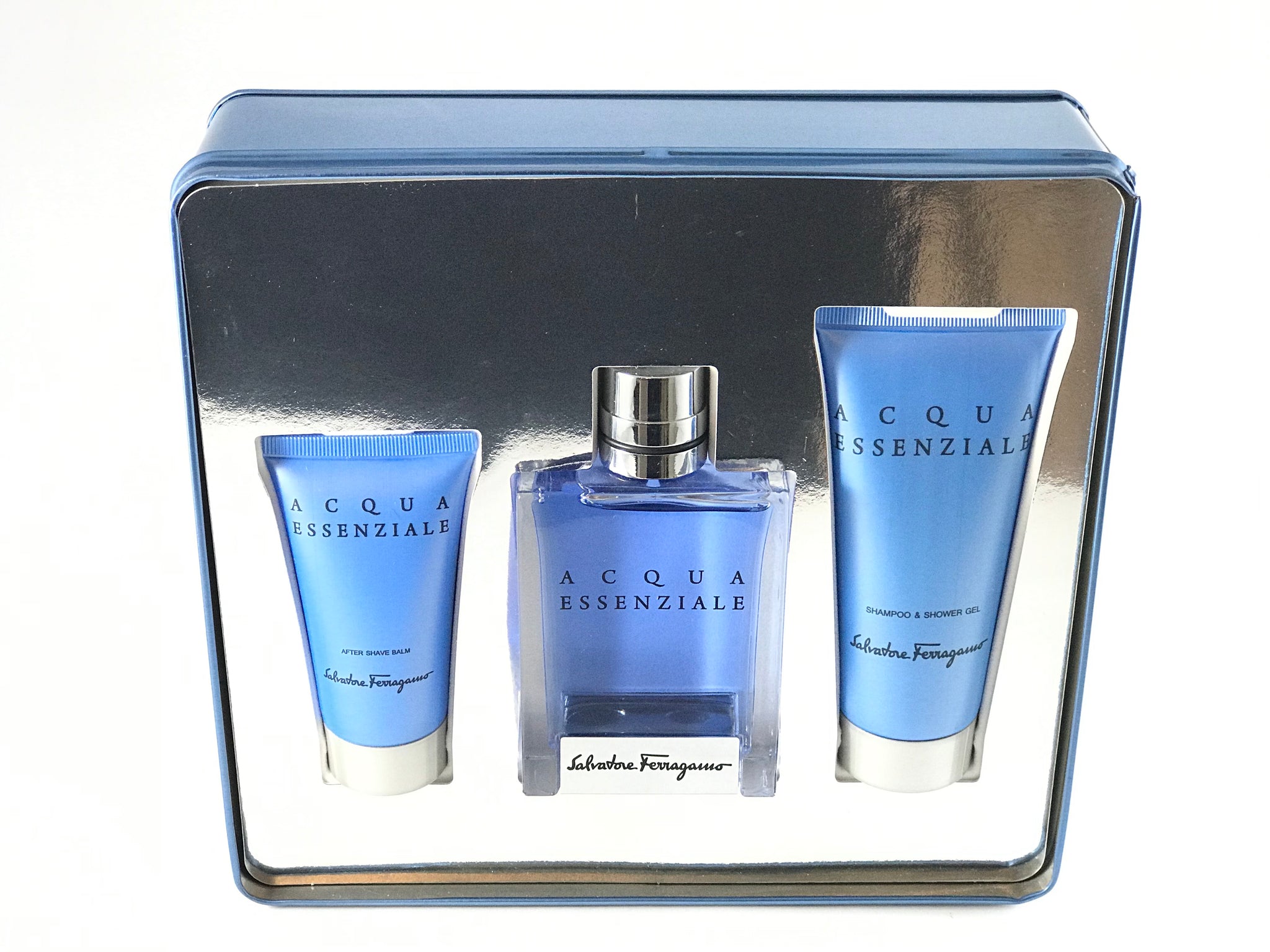 Acqua Essenziale by Salvatore Ferragamo for Men gift set 3pcs eau