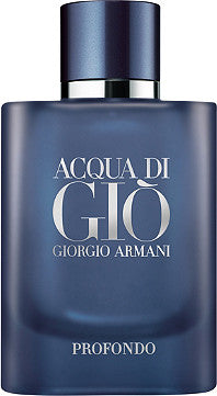 acqua di gio profondo giorgio armani eau de aparfum 4.2oz for mens - alwaysspecialgifts.com