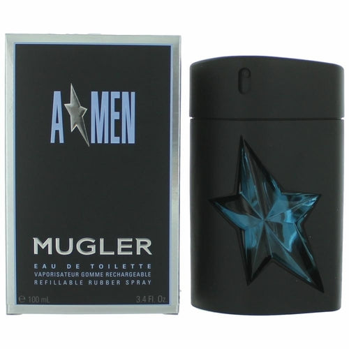 Angel A Men from Thierry Mugler refillable eau de toilette 3.4oz 100ml-alwaysspecialgifts.com