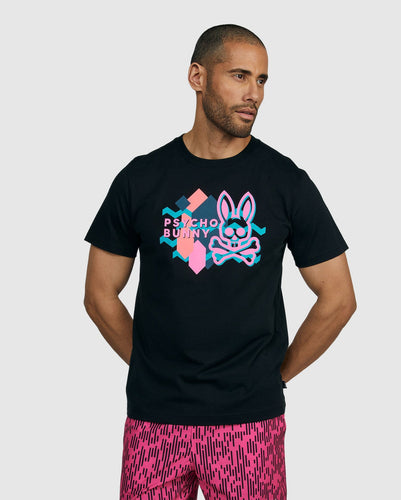 psycho bunny mens everett  black tee for mens - alwaysspecialgifts.com