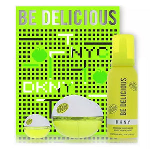 be delicious 3pcs gift set dkny eau de parfum 3.4oz  for womans - alwaysspecialgifts.com