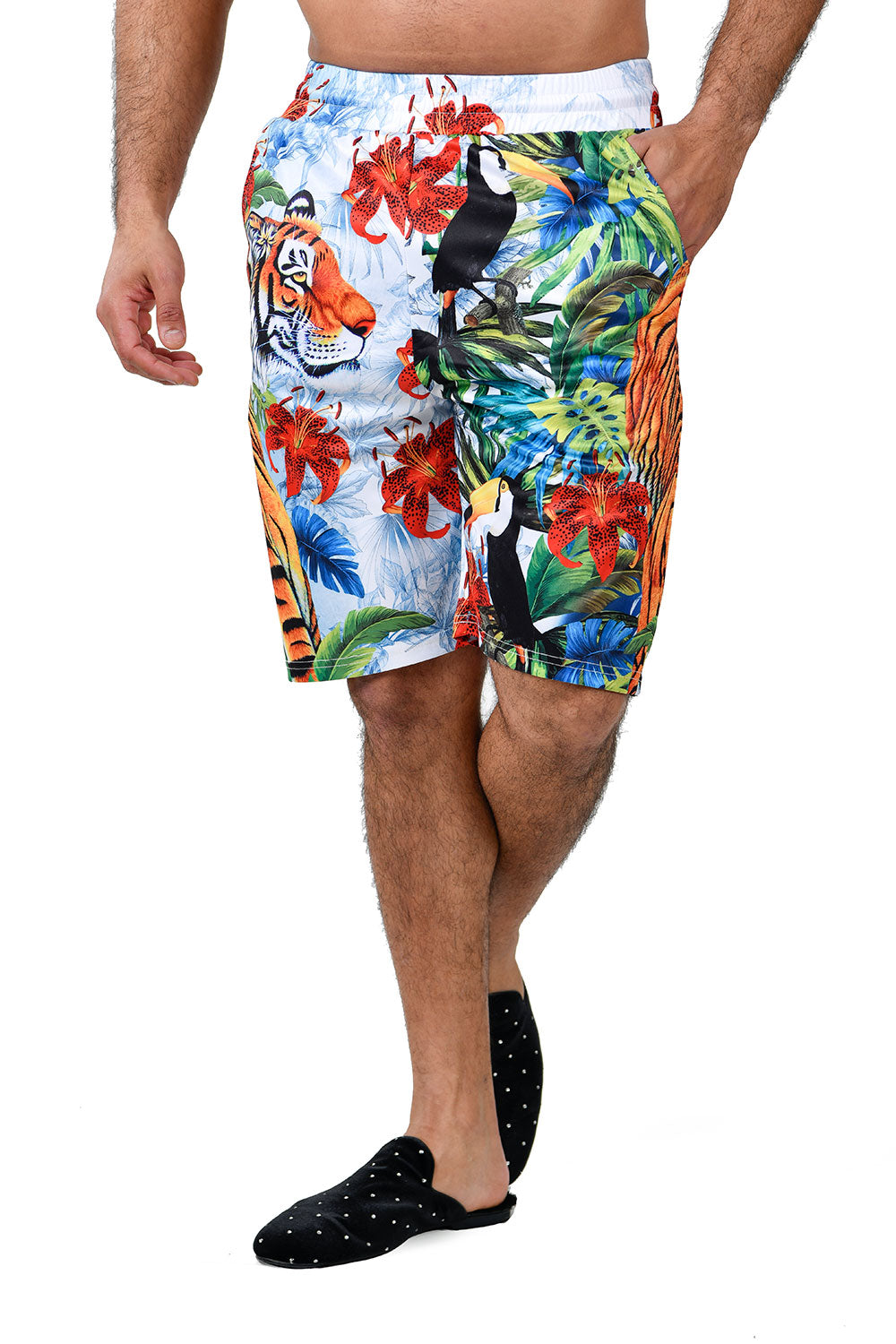 barabas summer printed floral shorts - alwaysspecialgifts.com