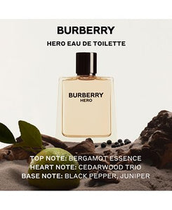 burberry mens hero eau de toilette 5oz - alwaysspecialgifts.com