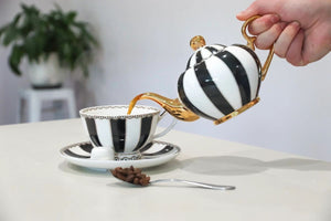 black two cup teapot majestea co ceramic - alwaysspecialgifts.com