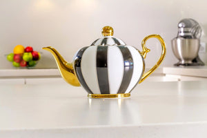 black two cup teapot majestea co ceramic - alwaysspecialgifts.com