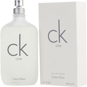 ck one calvin klein eau de toilette 6.7oz for mens - alwaysspecialgifts.com